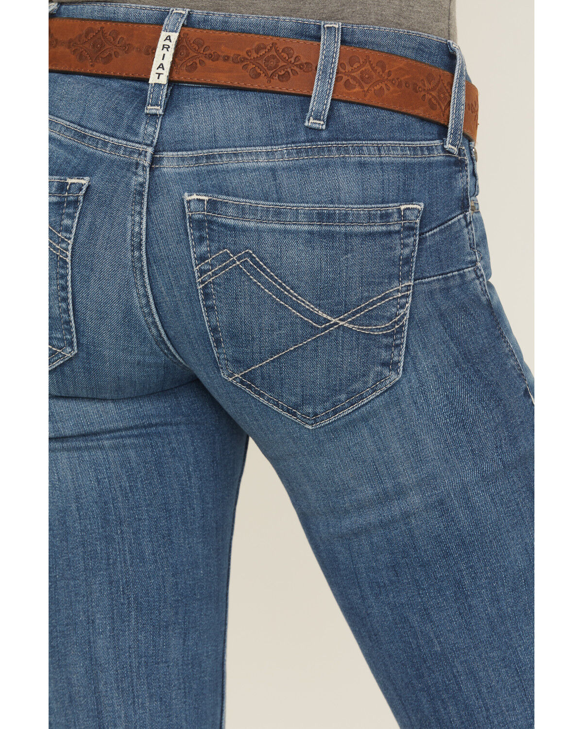 Ariat Women's R.E.A.L Mid Rise Patricia Stretch Main Bootcut Jeans