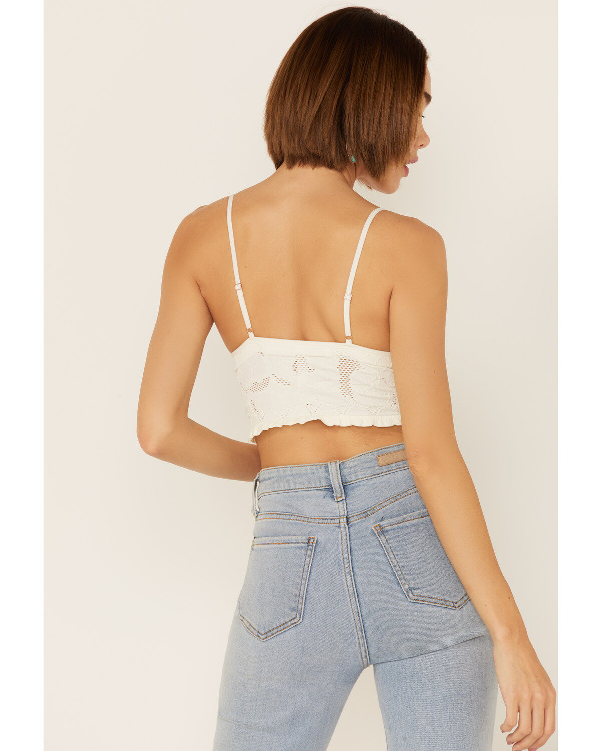 Fornia Women's Seamless Floral Bralette