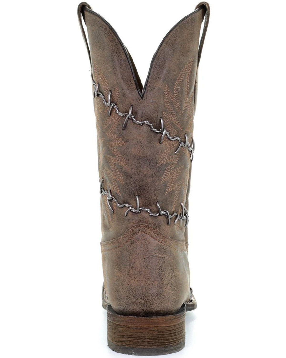 Corral Men's Barbed Wire Western Boots - Broad Square Toe