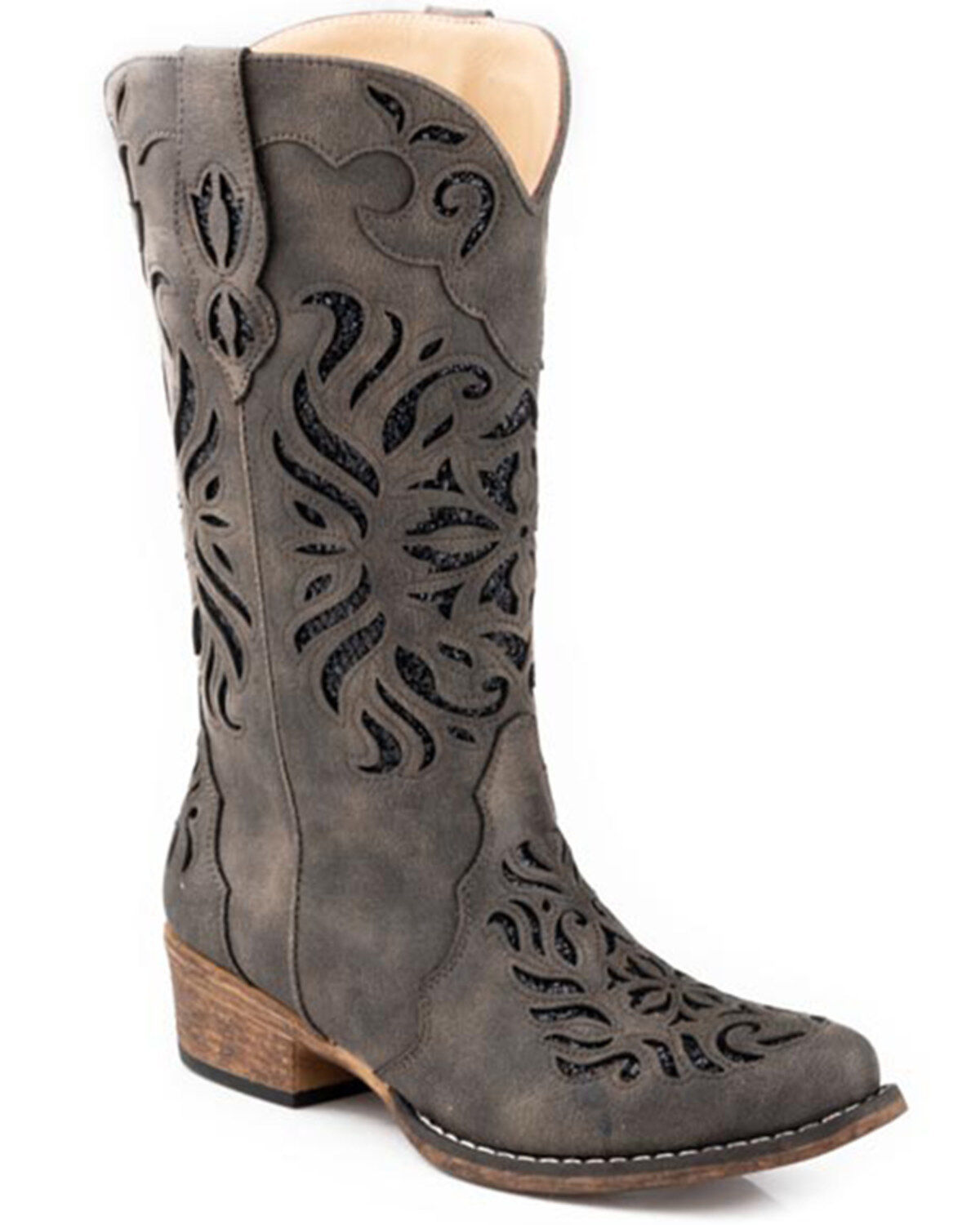 Roper Women's Riley Glitz Western Boots - Snip Toe