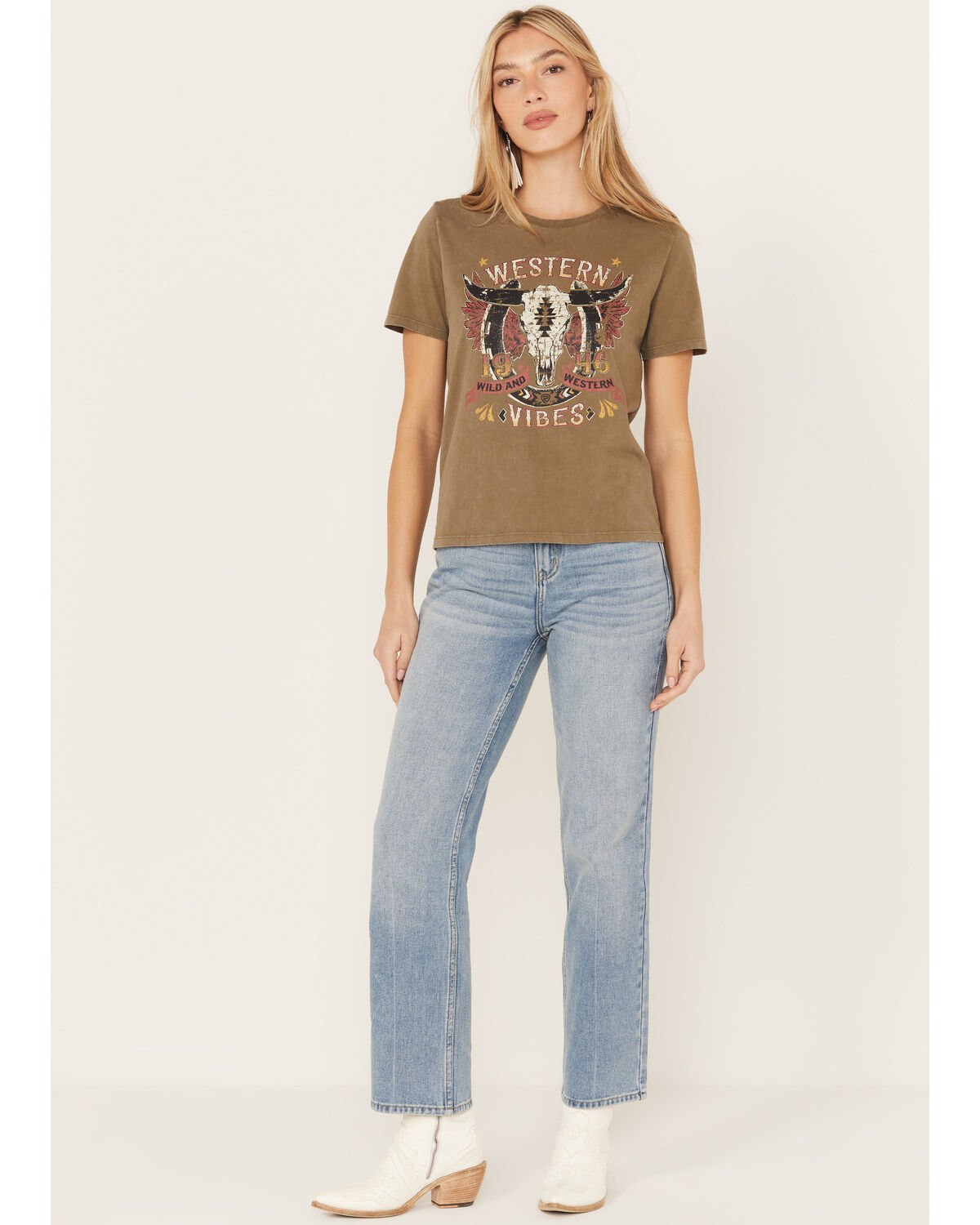 Panhandle Women's Steer Head Short Sleeve Graphic Tee