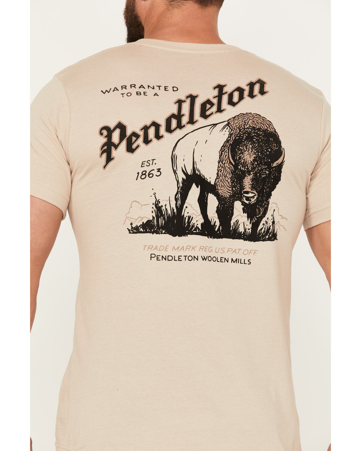 Pendleton Men's Vintage Buffalo Short Sleeve Graphic T-Shirt