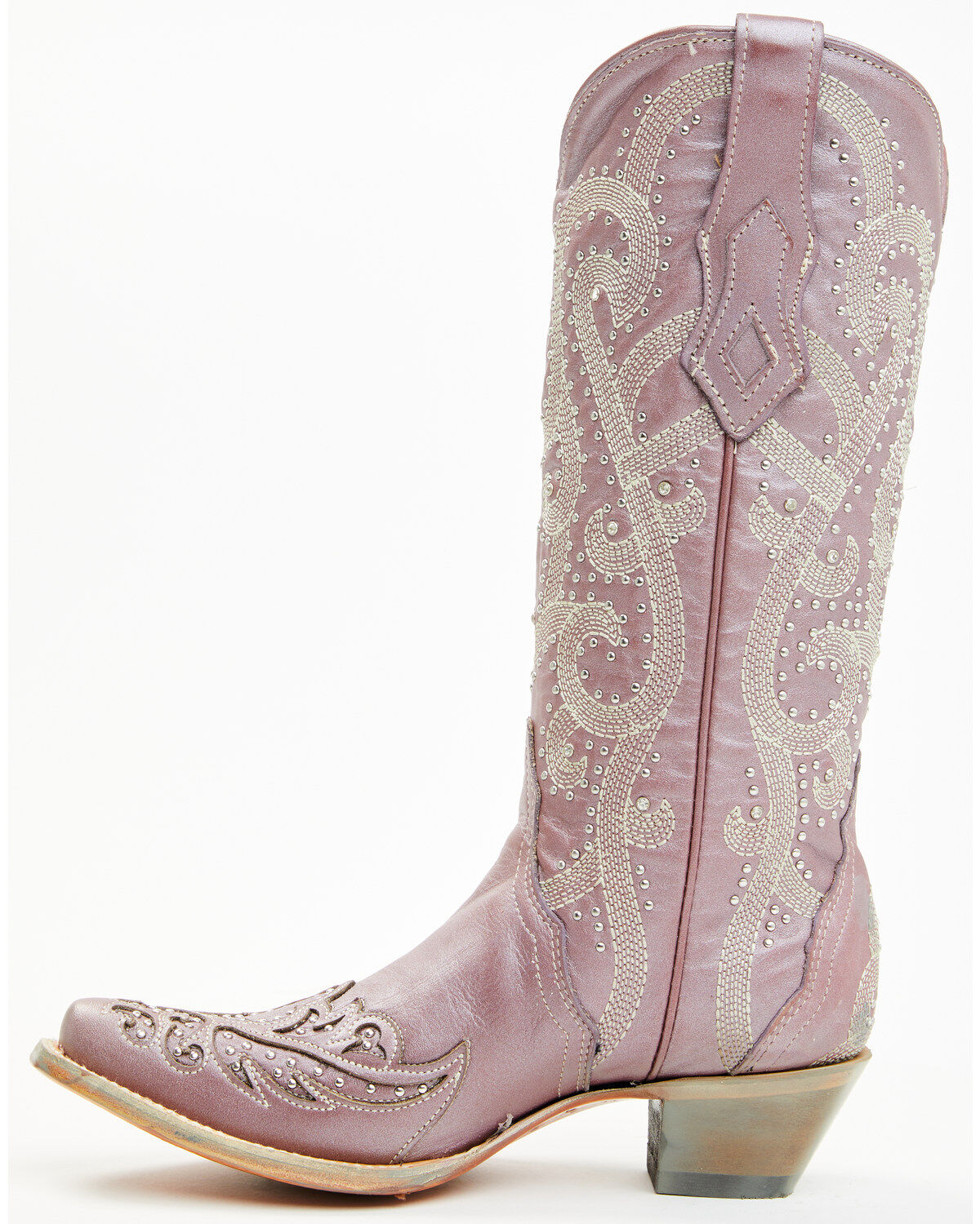 Corral Women's Metallic Embellished Overlay Western Boots - Snip Toe