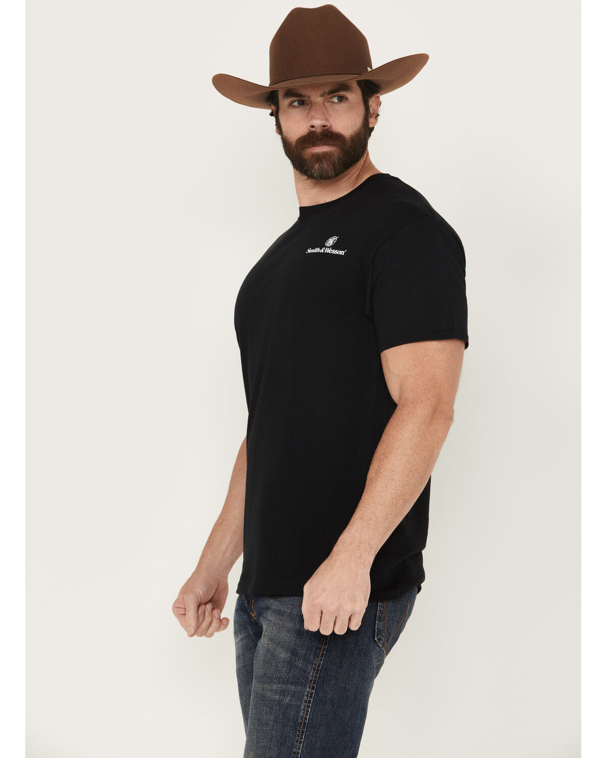 Smith & Wesson Men's Logo Short Sleeve Graphic T-Shirt