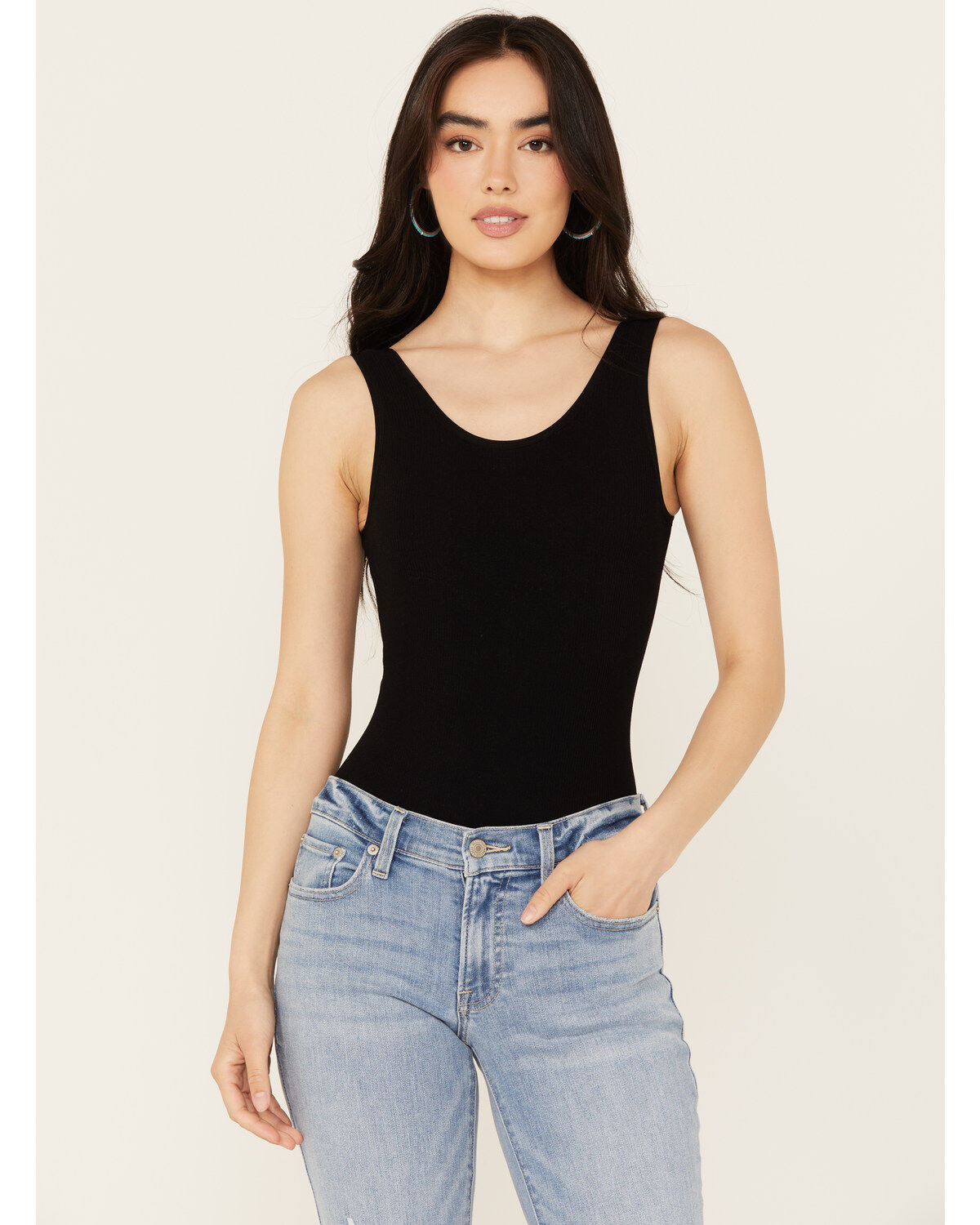 By Together Women's Hello There Ribbed Bodysuit