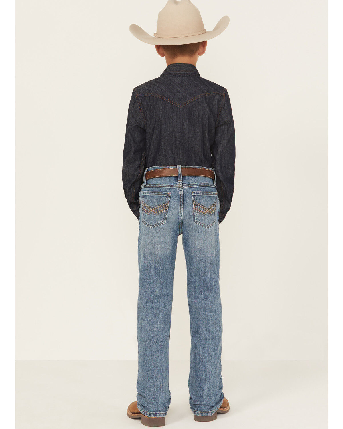 Wrangler Boys' Medium Wash Bootcut Denim Jeans