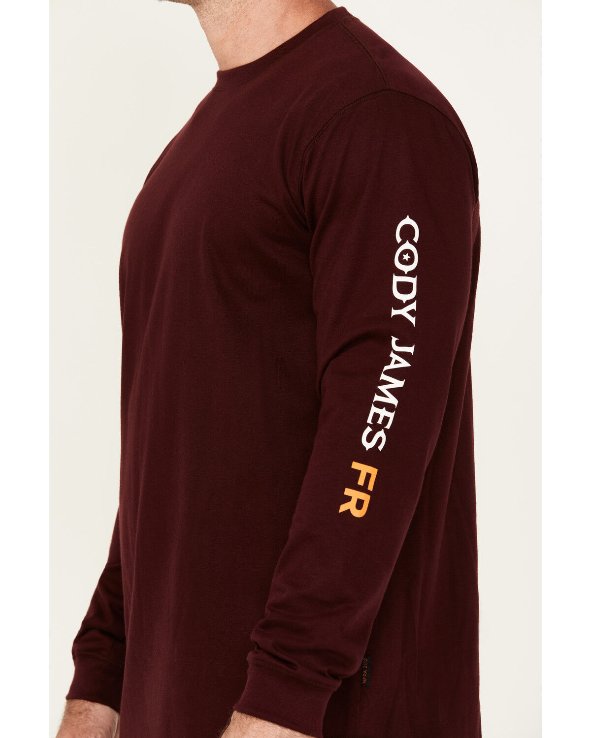 Cody James Men's FR Logo Long Sleeve Graphic Work T-Shirt