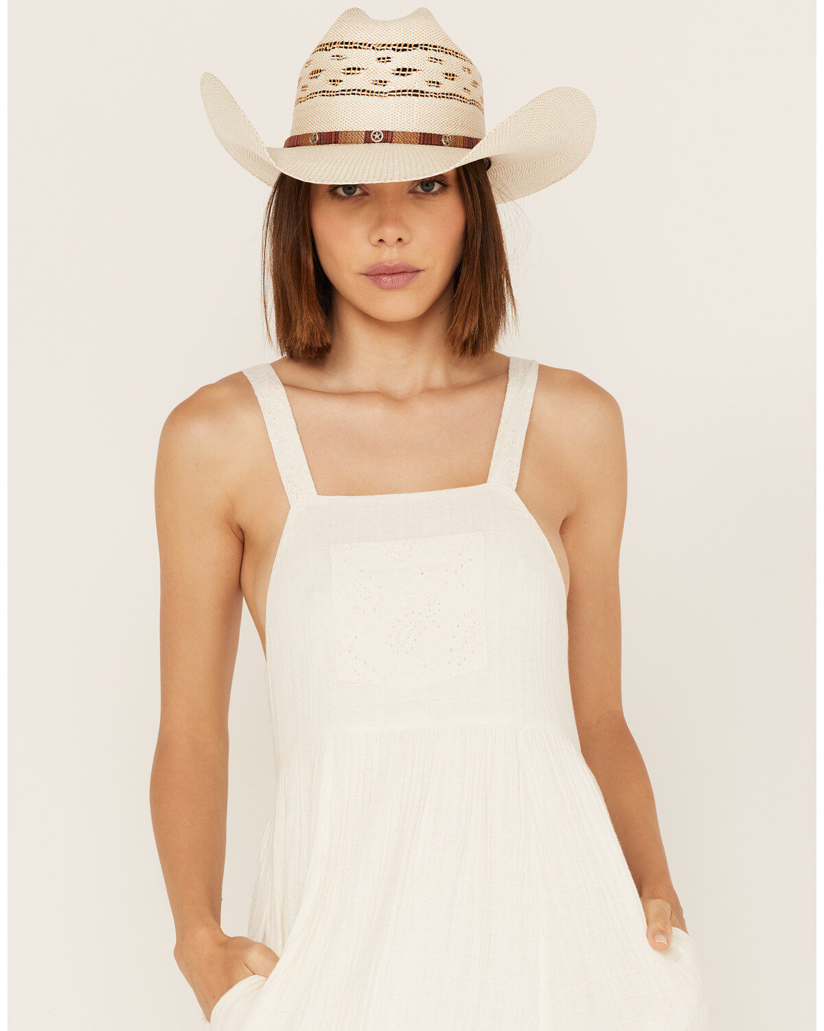 Cleo + Wolf Women's Textured Western Maxi Dress