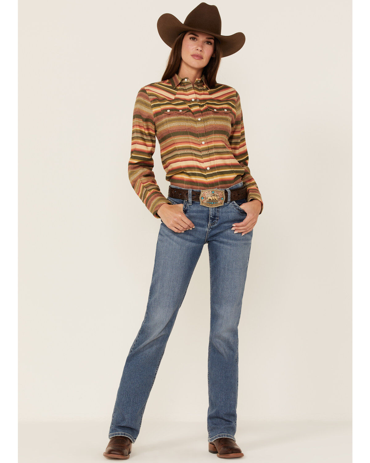 Tasha Polizzi Women's Cold 44 Valley Serape Snap Western Shirt