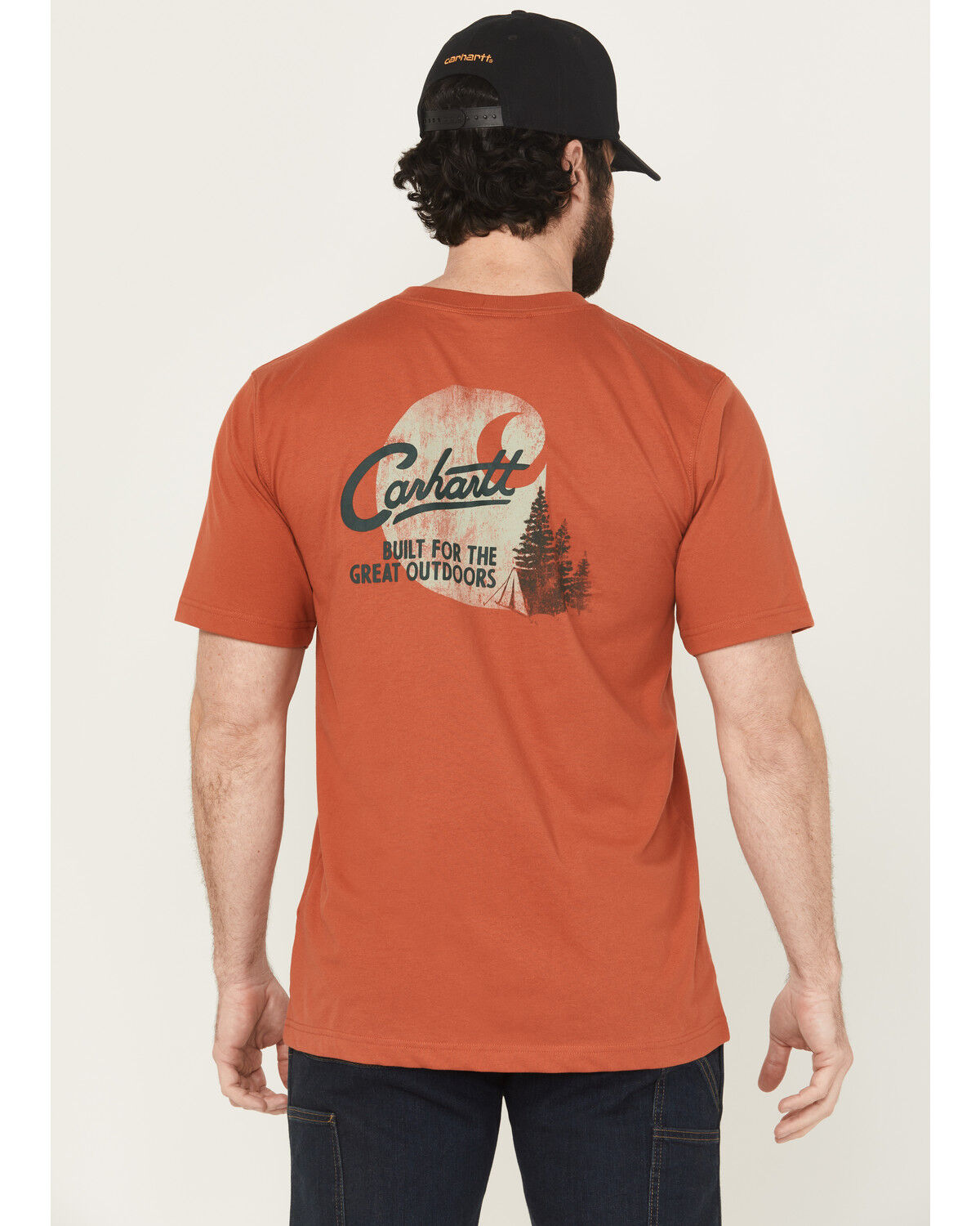 Carhartt Men's Camp Relaxed Fit Lightweight Short Sleeve Pocket T-Shirt