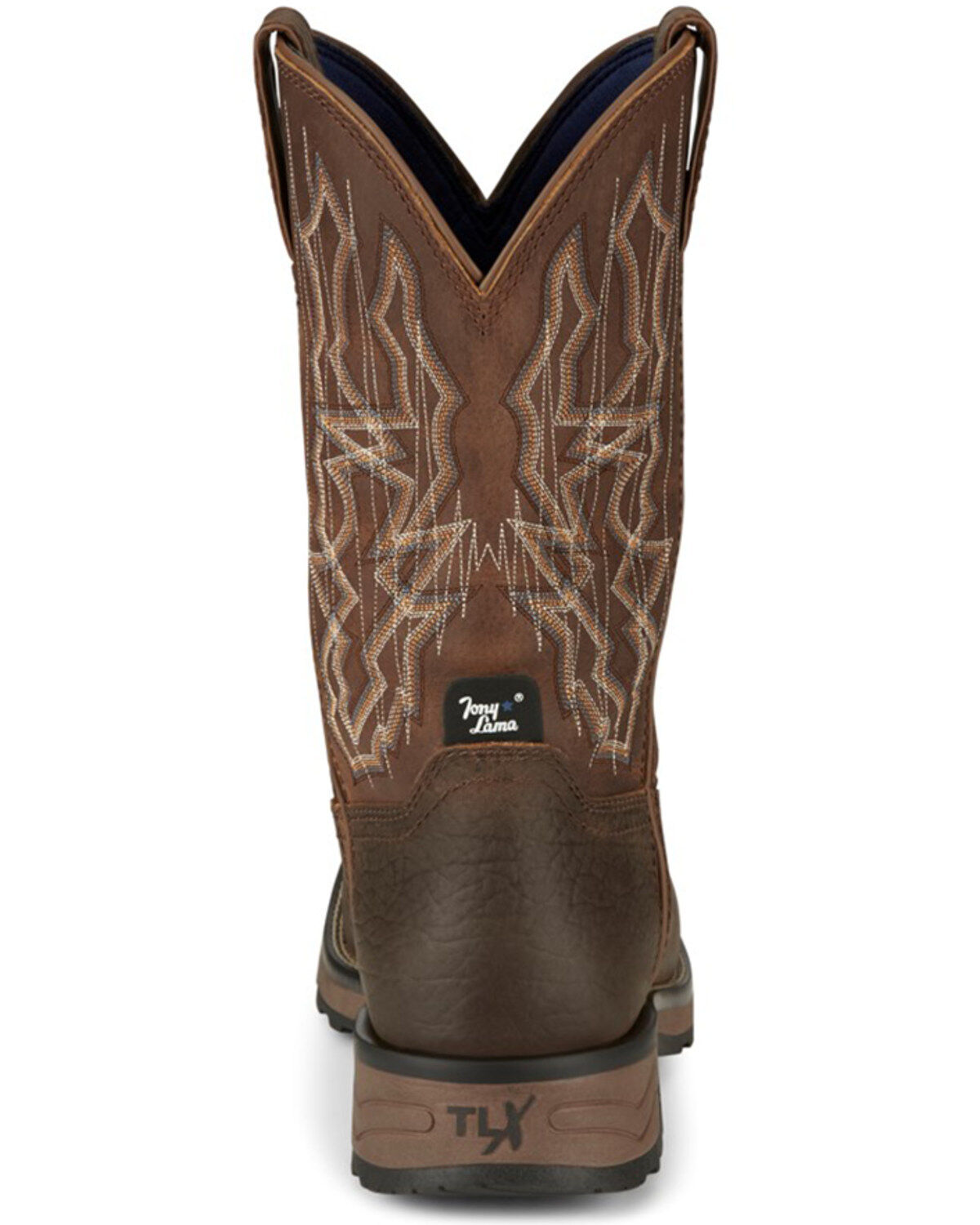 Tony Lama Men's Anchor Water Buffalo Soft Western Work Boots - Broad Square Toe