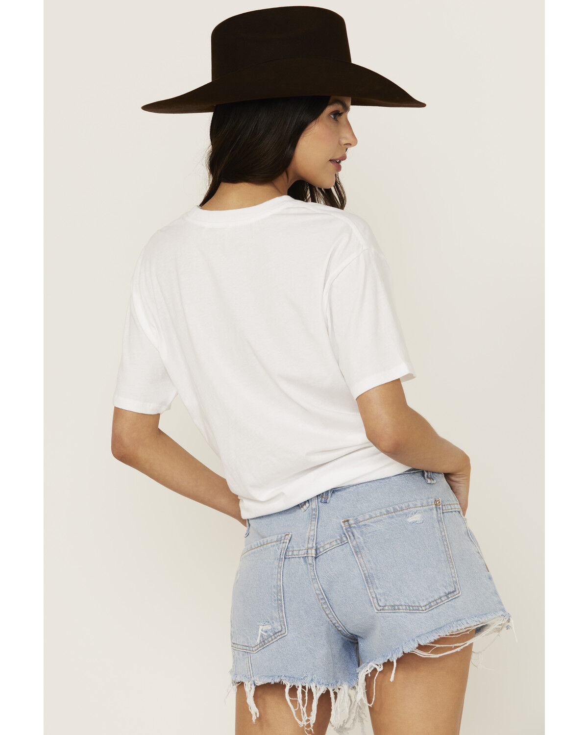 White Crow Women's Cowgirl Era Short Sleeve Graphic Tee