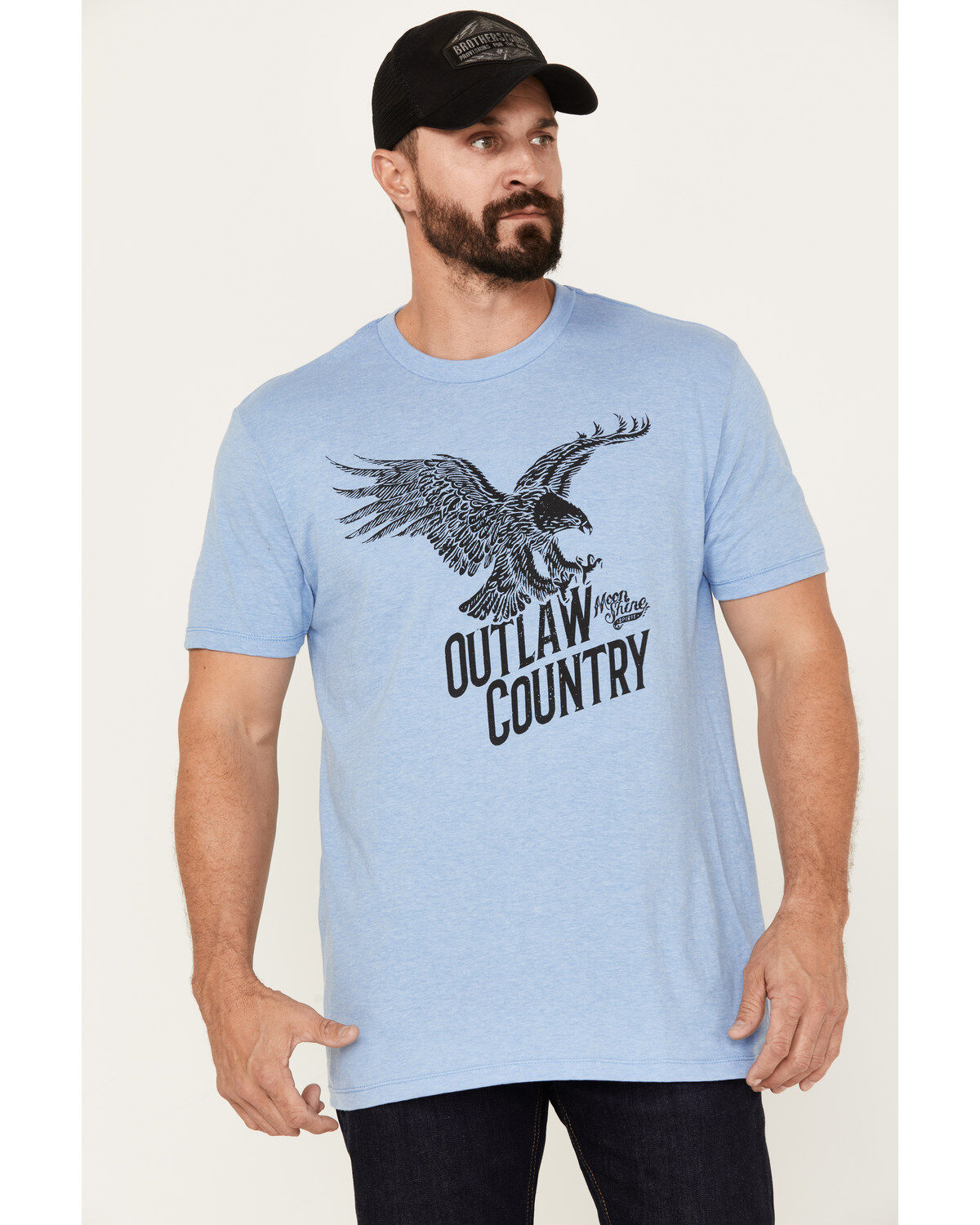 Moonshine Spirit Men's Soaring Eagle Short Sleeve Graphic T-Shirt