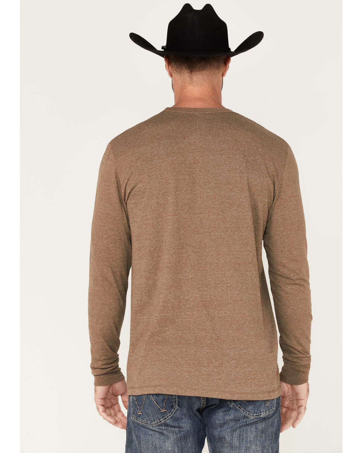 Cody James Men's Stay Free Logo Graphic Long Sleeve T-Shirt