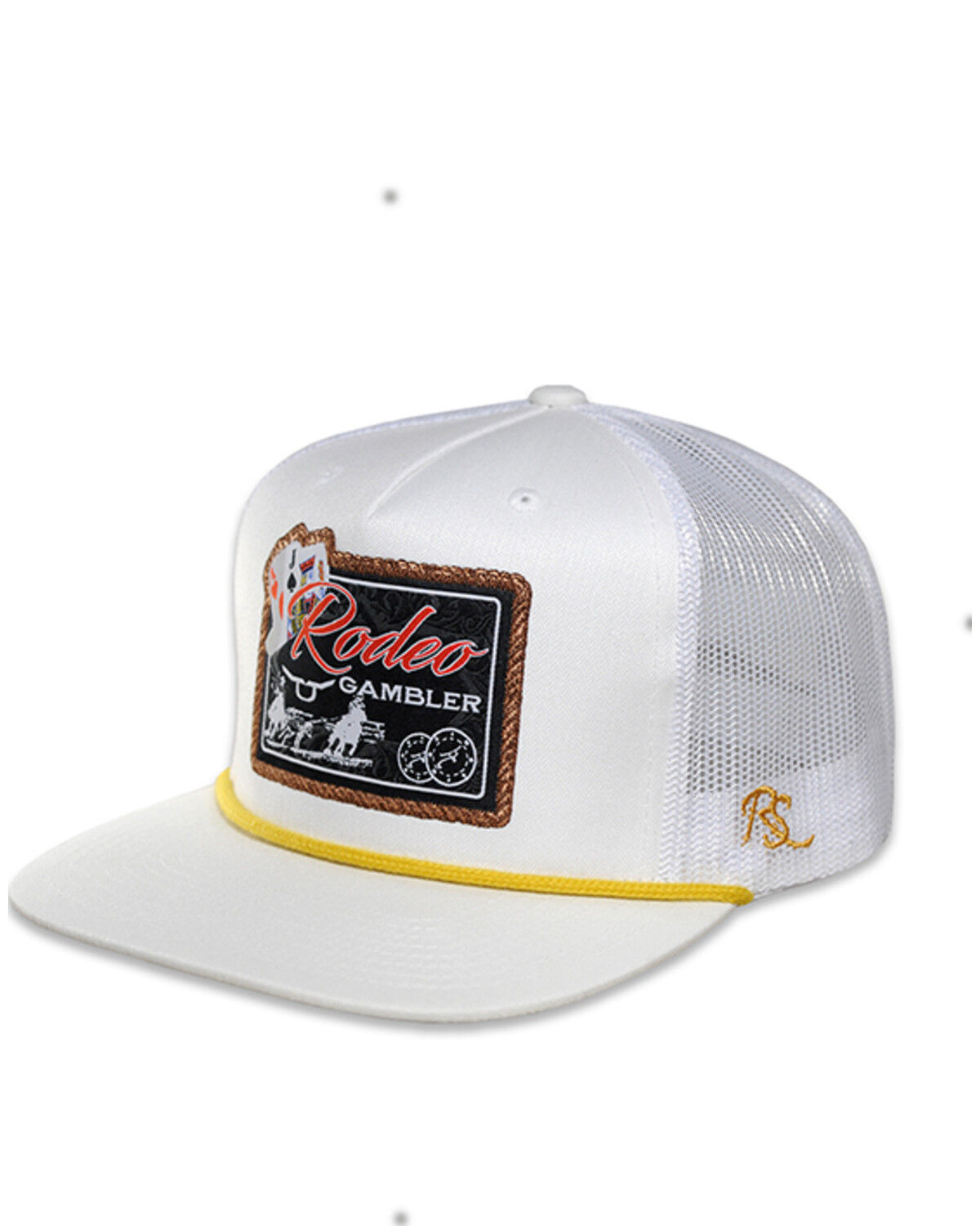 RopeSmart Men's Rodeo Gambler Patch Ball Cap