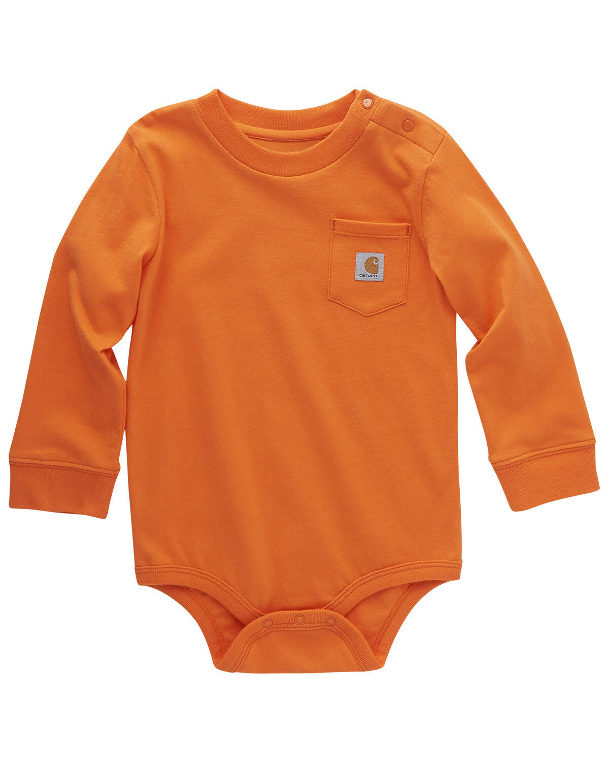 Carhartt Infant Boys' Long Sleeve Pocket Onesie
