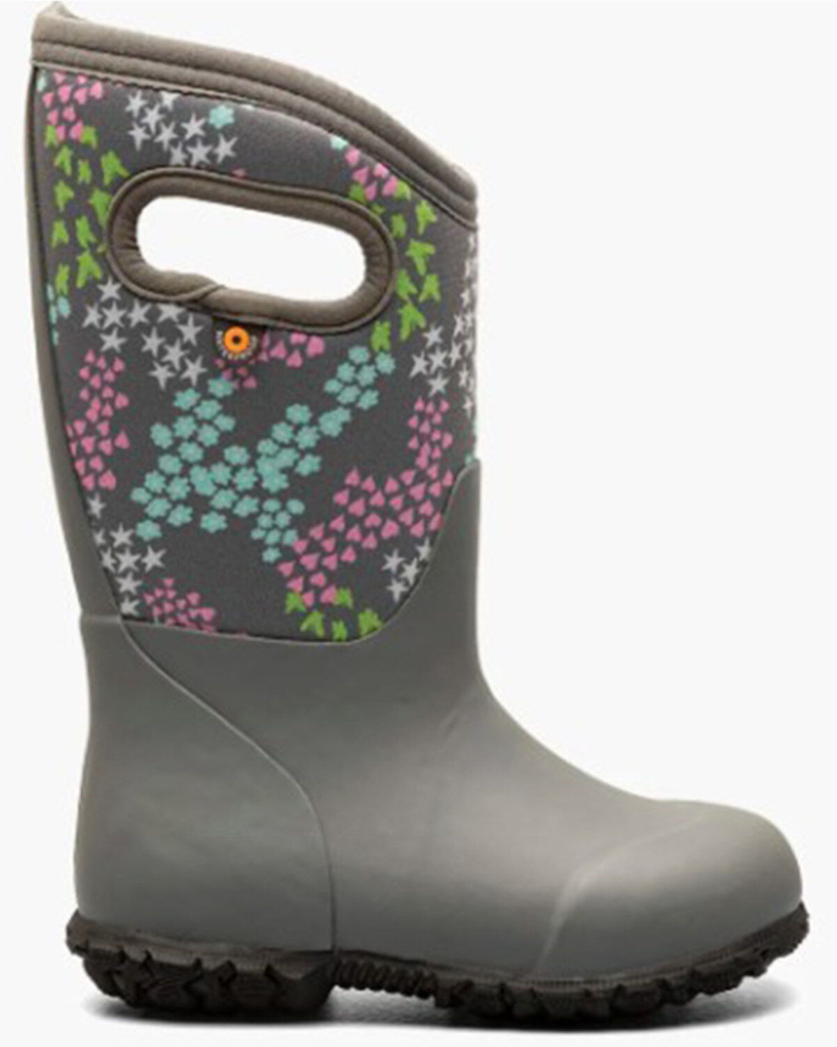 Bogs Girls' York Star Heart Rain Boots - Round Toe