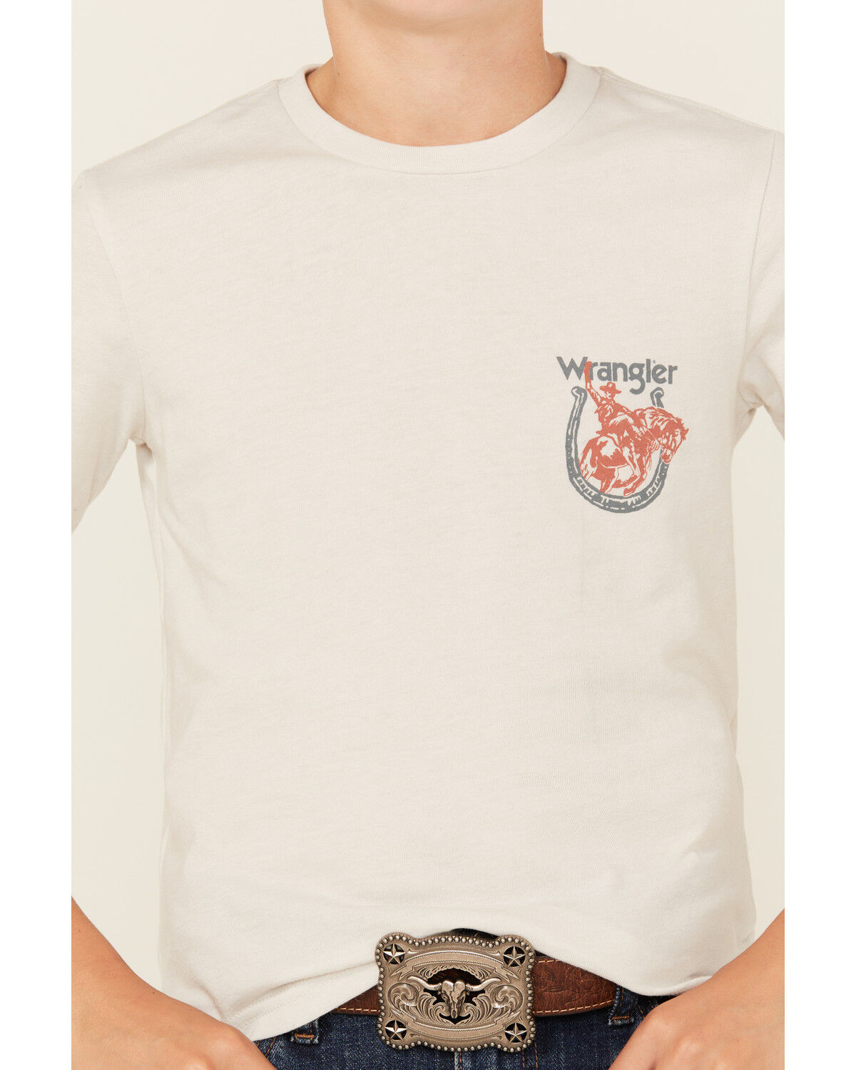 Wrangler Boys' Americana Horseshoe Short Sleeve Graphic T-Shirt