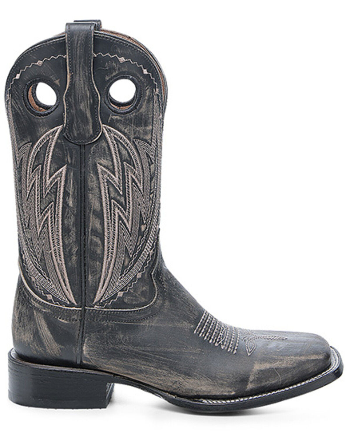 Corral Men's Distressed Cut Out Western Boots - Broad Square Toe