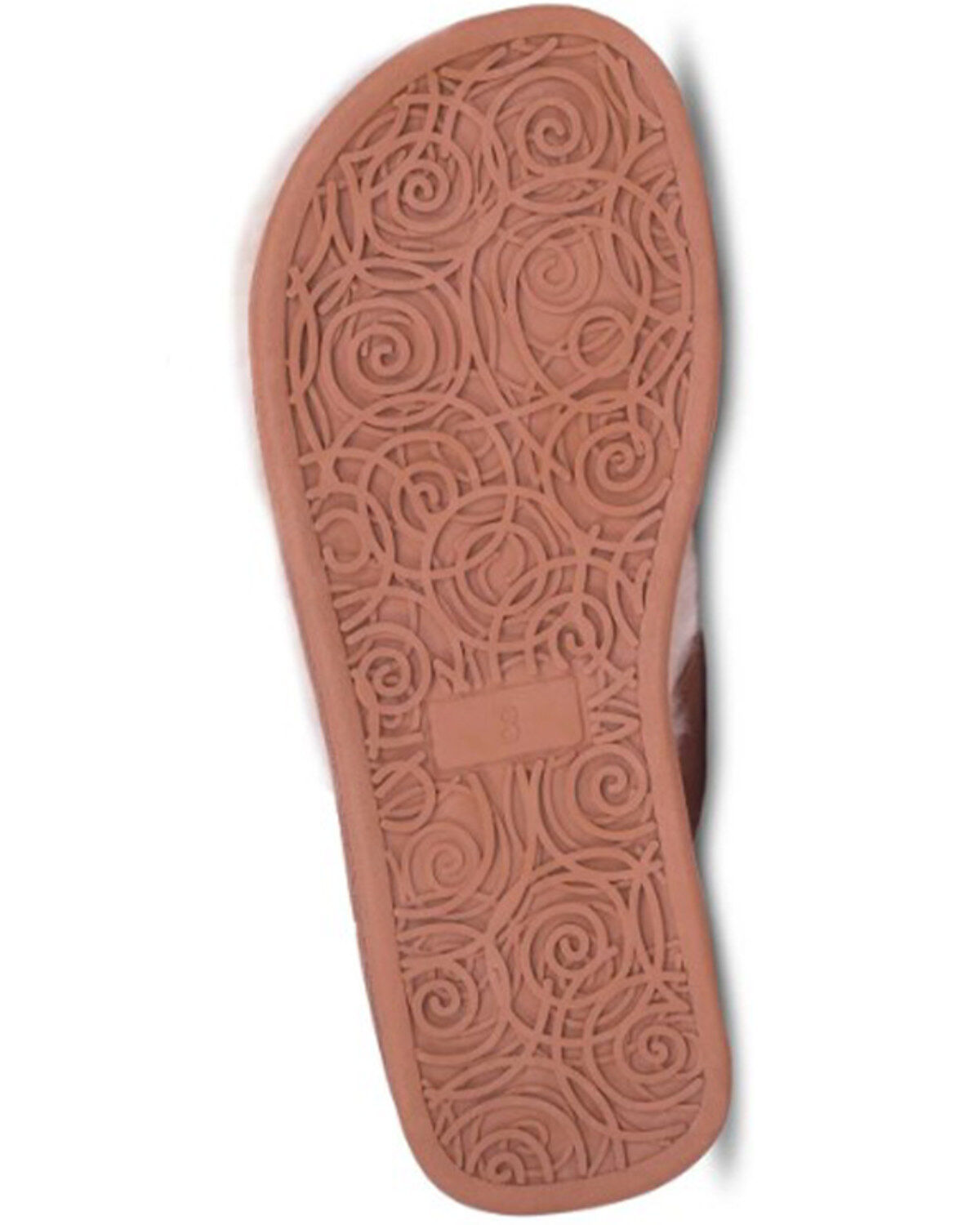 Cloud Nine Women's Sheepskin Lined Flip Flops