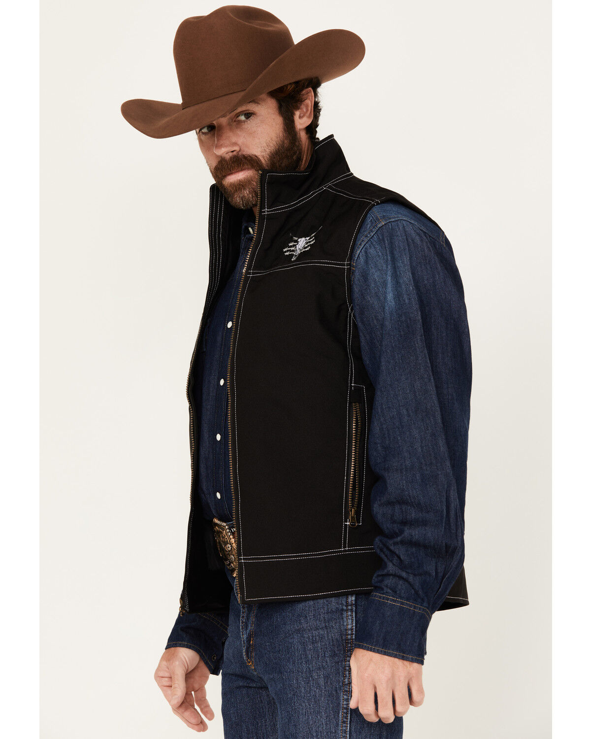 Cowboy Hardware Men's Live Free Woodsman Softshell Vest