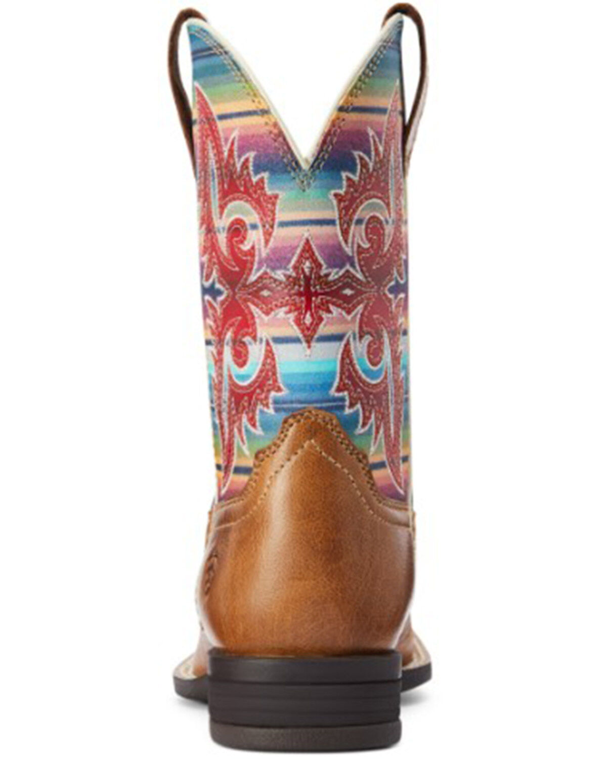Ariat Girls' Lonestar Shock Shield Serape Stripe Western Boots - Square Toe