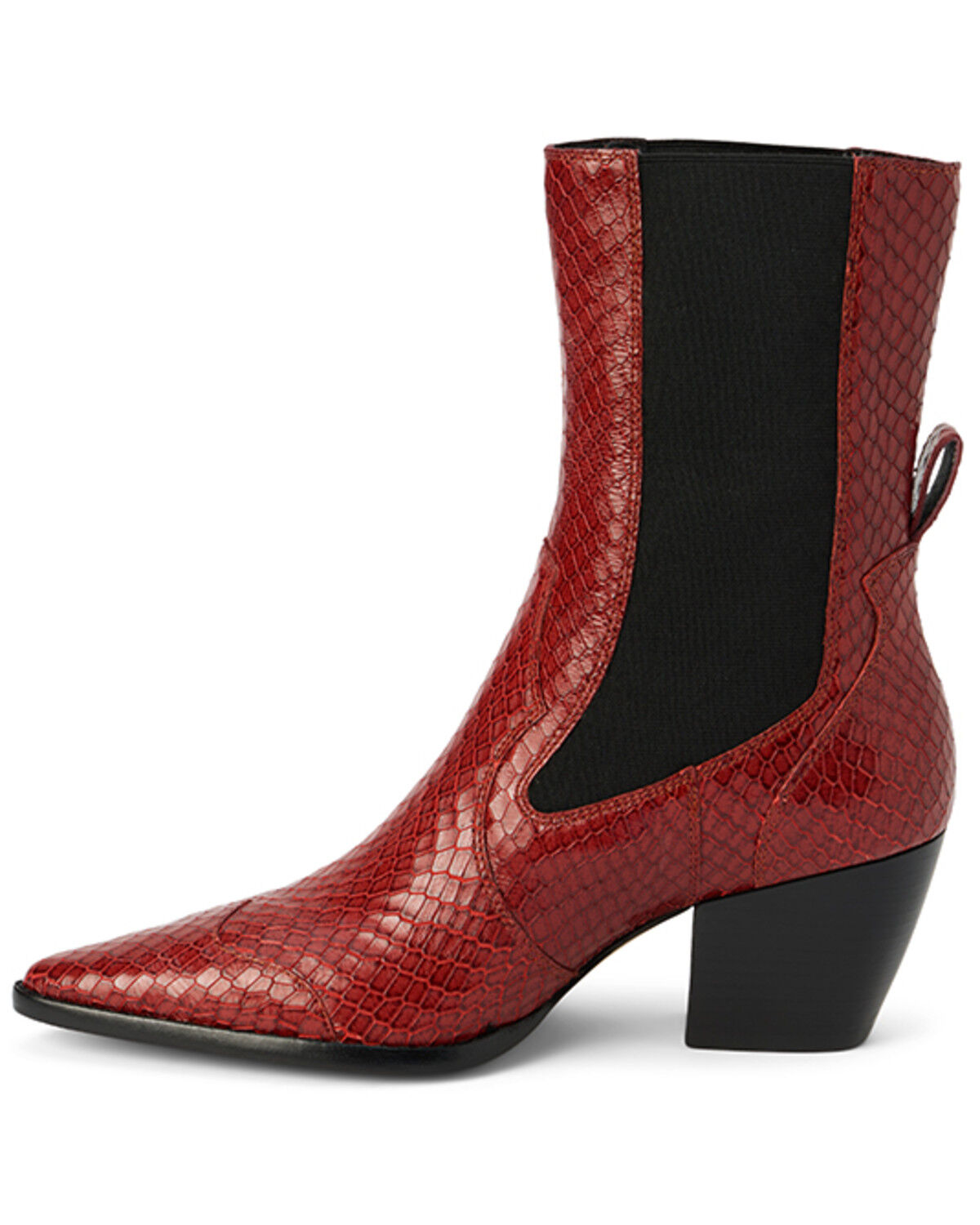 Matisse Women's Keith Snake Print Booties - Snip Toe