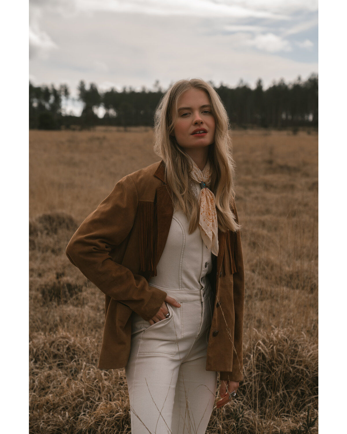 Idyllwind Women's Lena Belle Suede Fringe Blazer