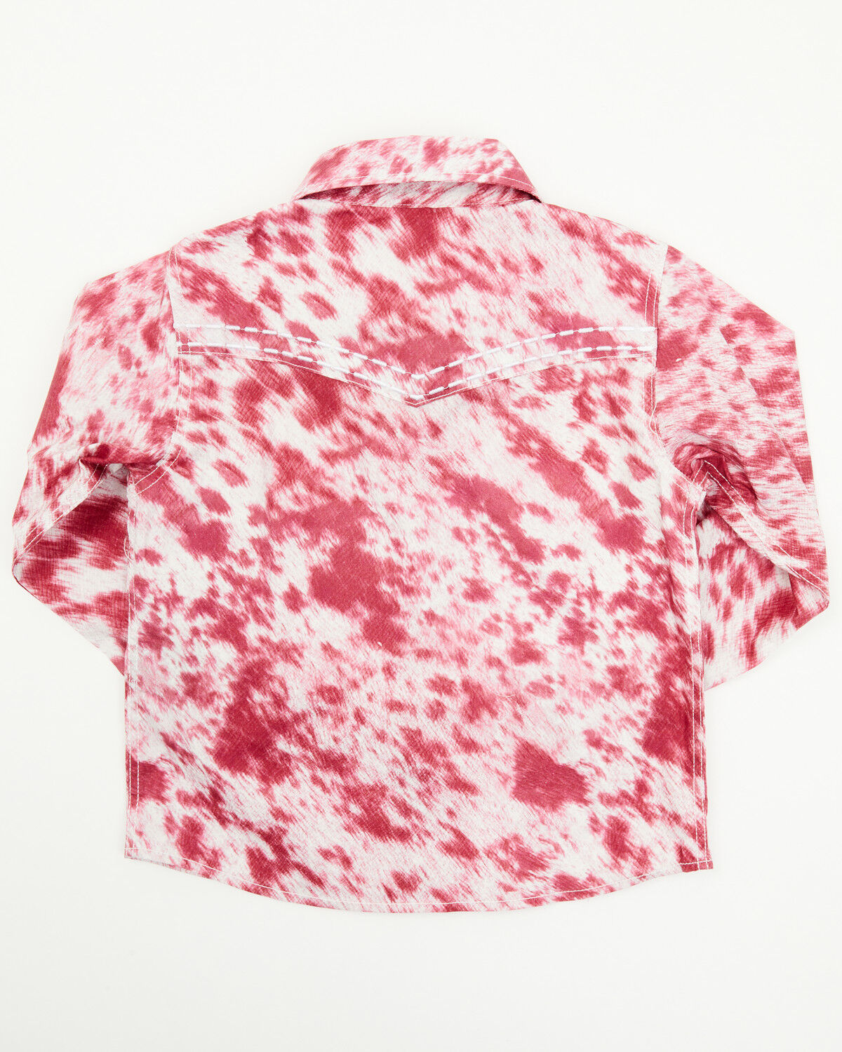 Cowgirl Hardware Toddler Girls' Cowhide Long Sleeve Snap Western Shirt