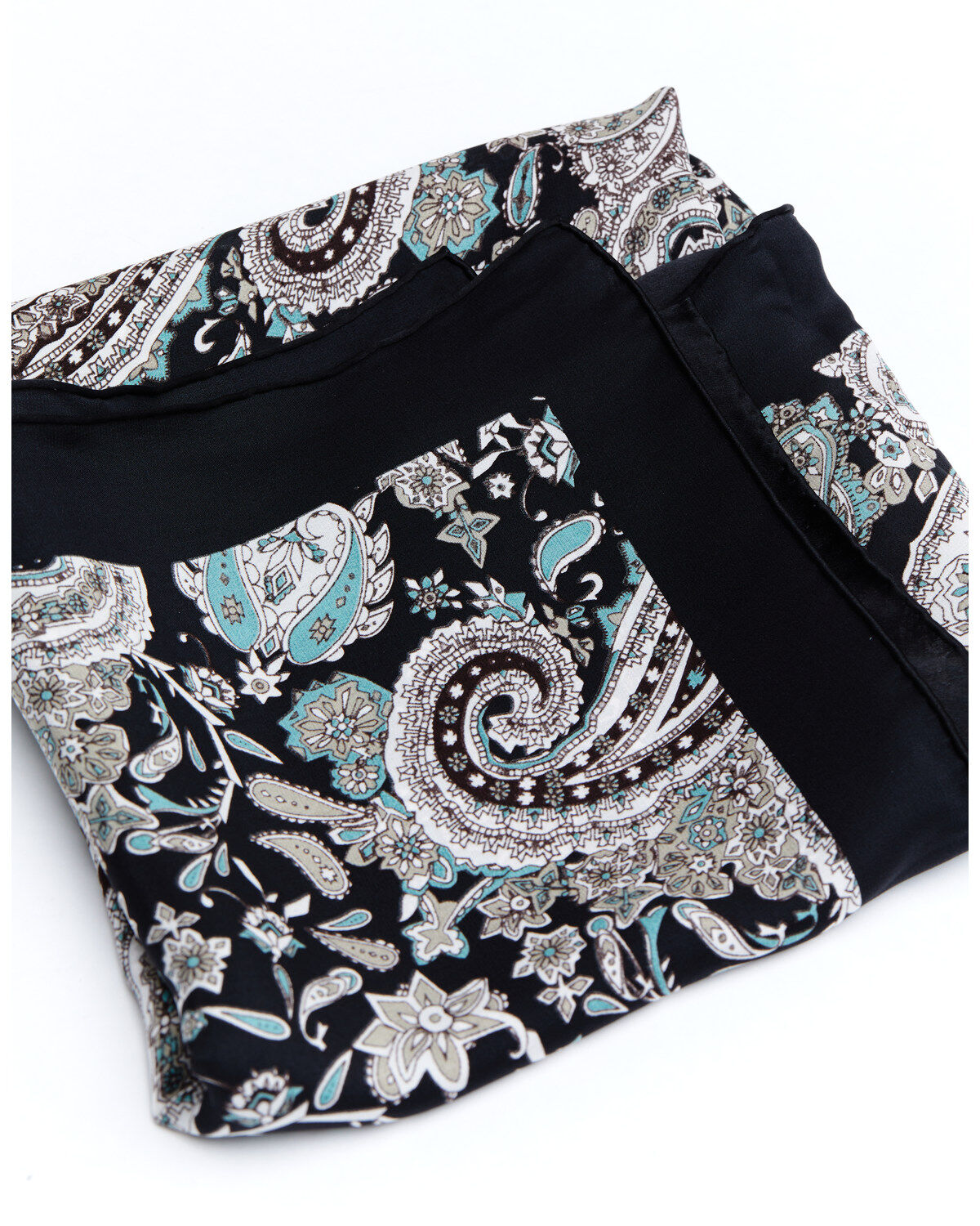 Cody James Men's Silk Navy Paisley Wild Rag Scarf