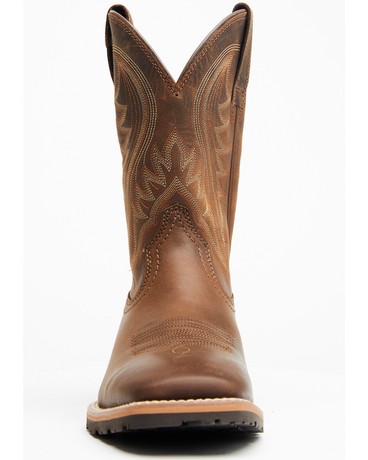 Ariat Men's Distressed Hybrid Rancher Western Performance Boots - Broad Square Toe