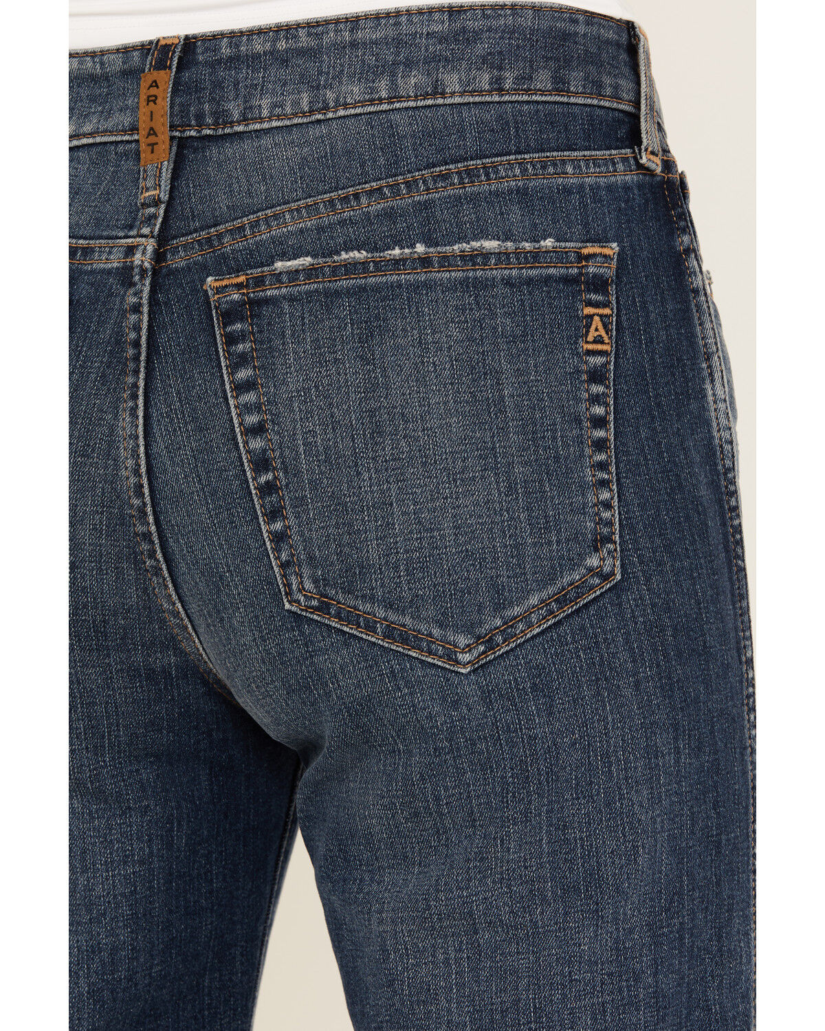 Ariat Women's Bridle Dark Wash High Rise Slim Straight Stretch Denim Jeans