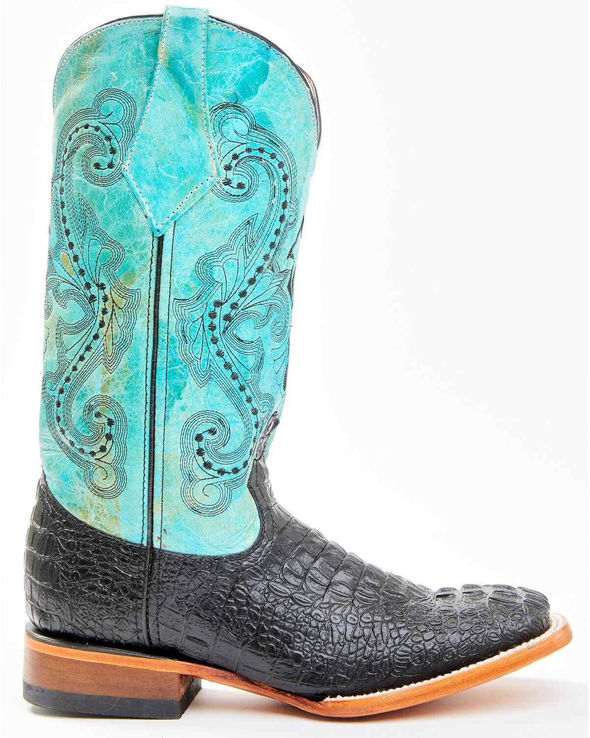 Ferrini Women's Caiman Tail Print Western Boots