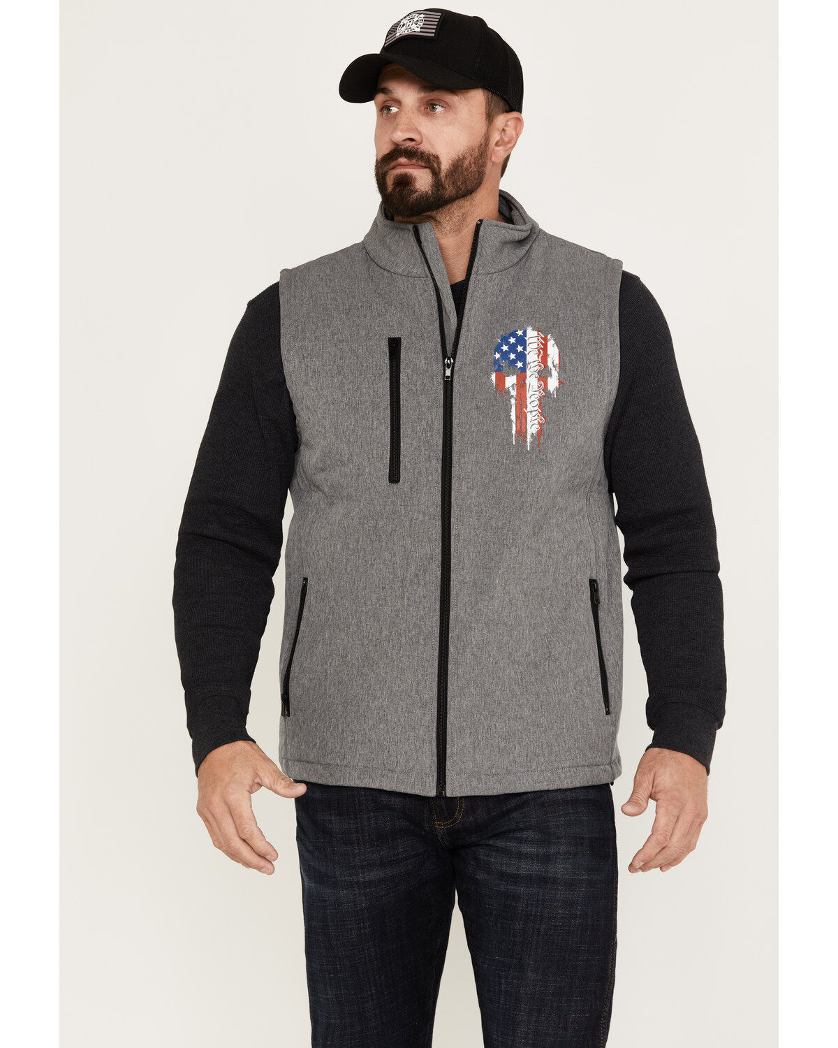 Howitzer Men's Skull Bonded Vest