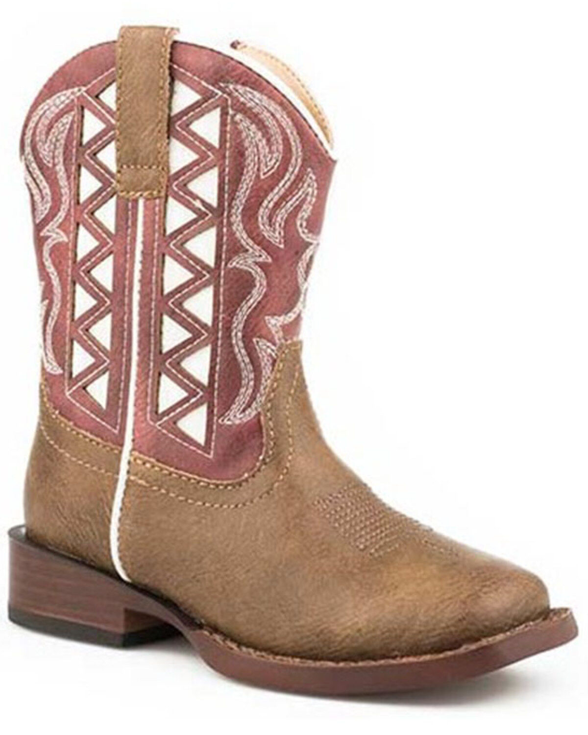 Roper Toddler Boys' Askook Western Boots - Square Toe