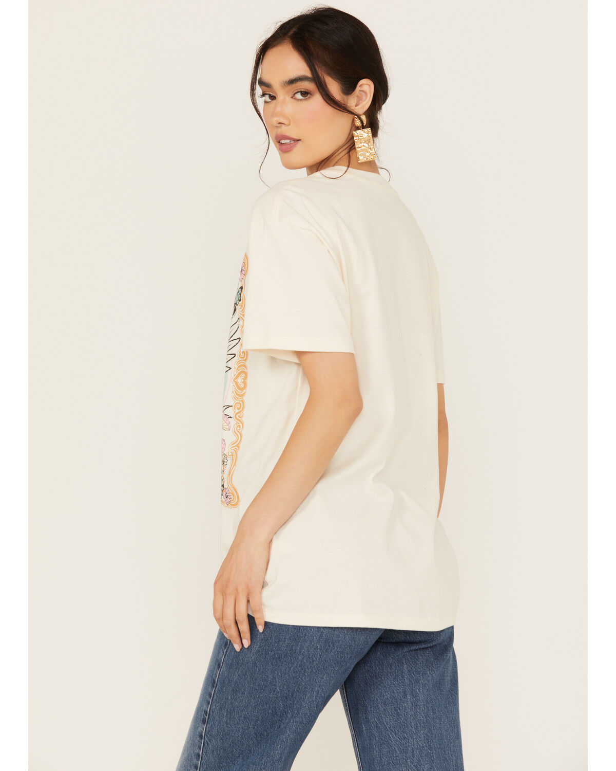 Somewhere West Women's Antique Nashville Music Short Sleeve Graphic Tee