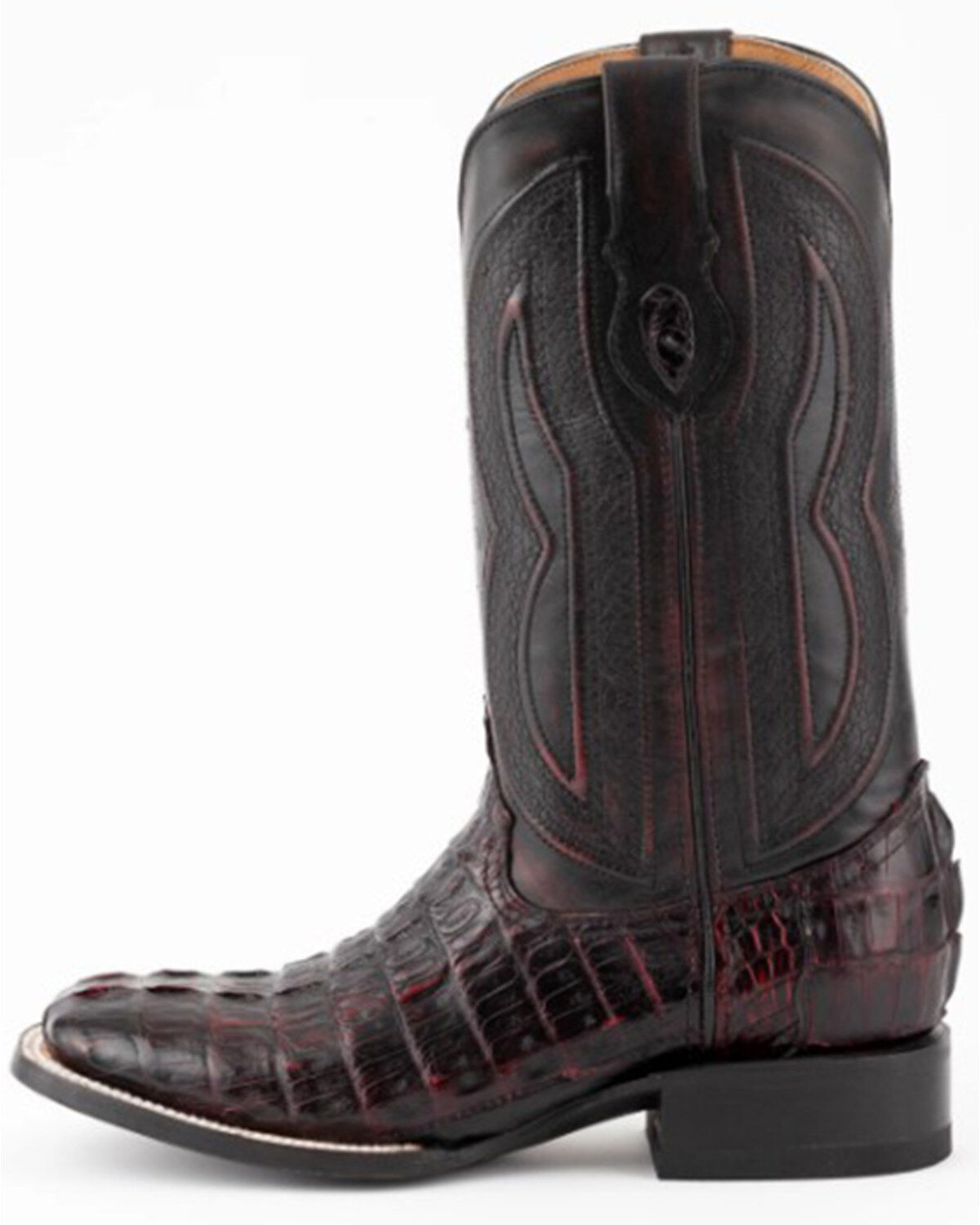 Ferrini Men's Dakota Exotic Crocodile Western Boots - Broad Square Toe