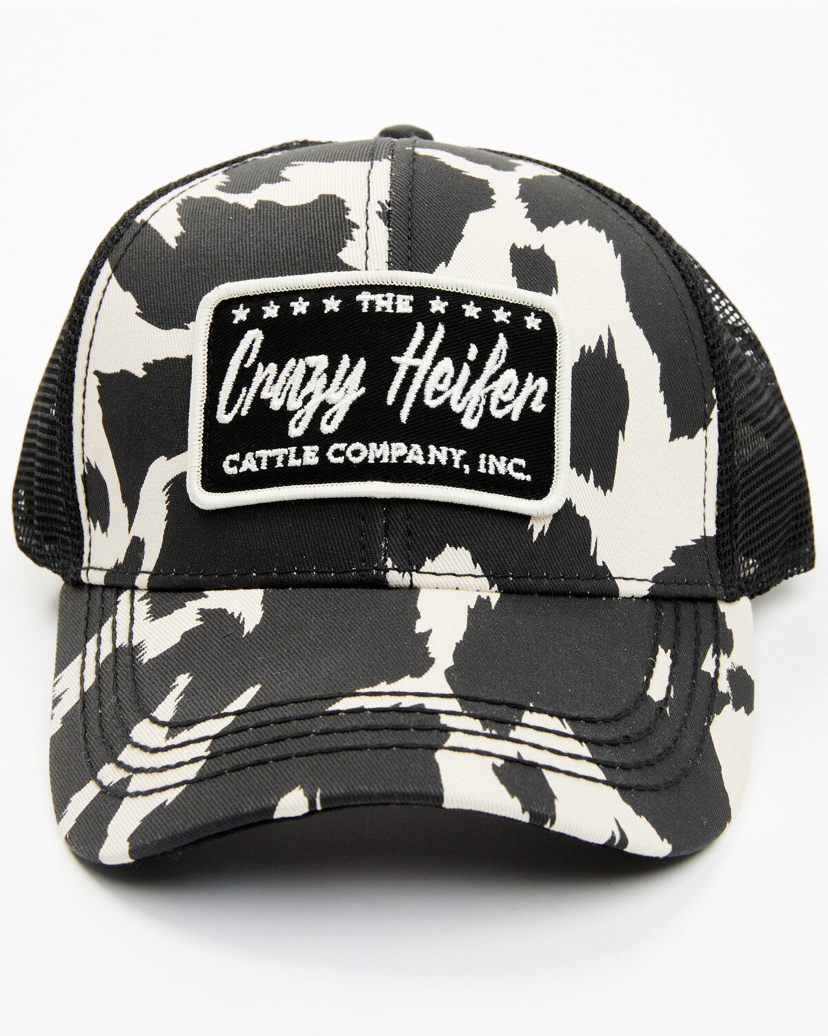 Idyllwind Women's Crazy Heifer Cow Print Baseball Cap