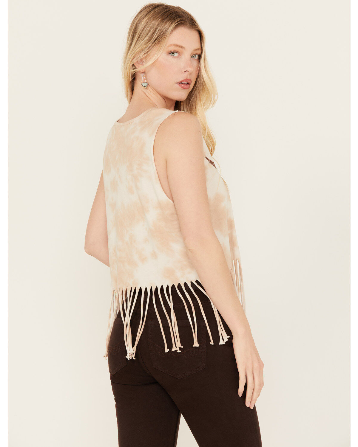 Idyllwind Women's Moody Steer Head Fringe Tank