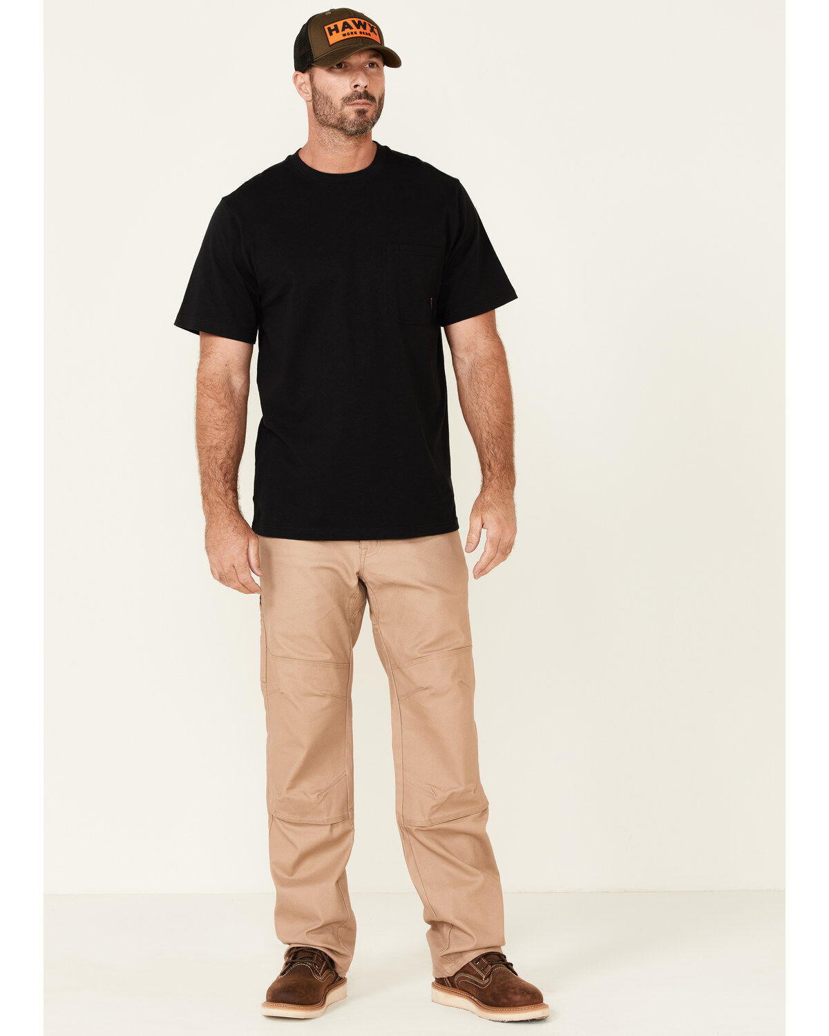 Hawx Men's Solid Forge Short Sleeve Work Pocket T-Shirt
