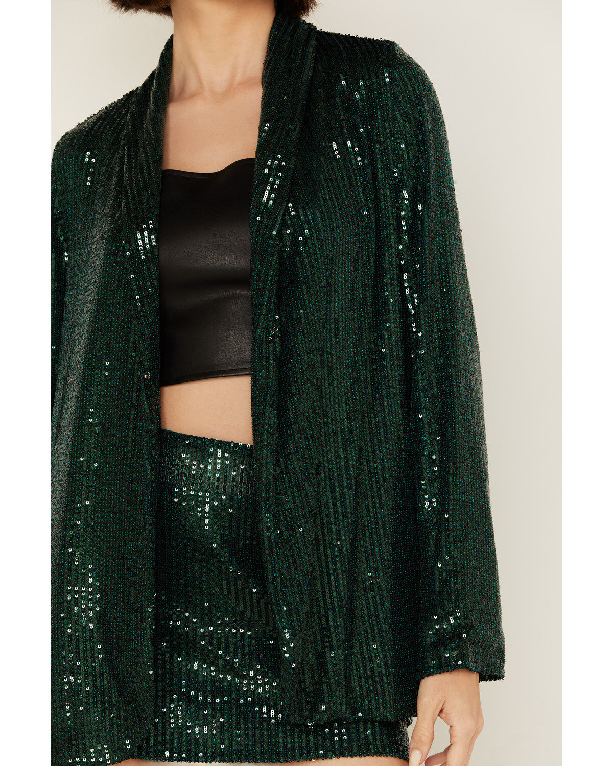 Show Me Your Mumu Women's Sequins Dance Blazer