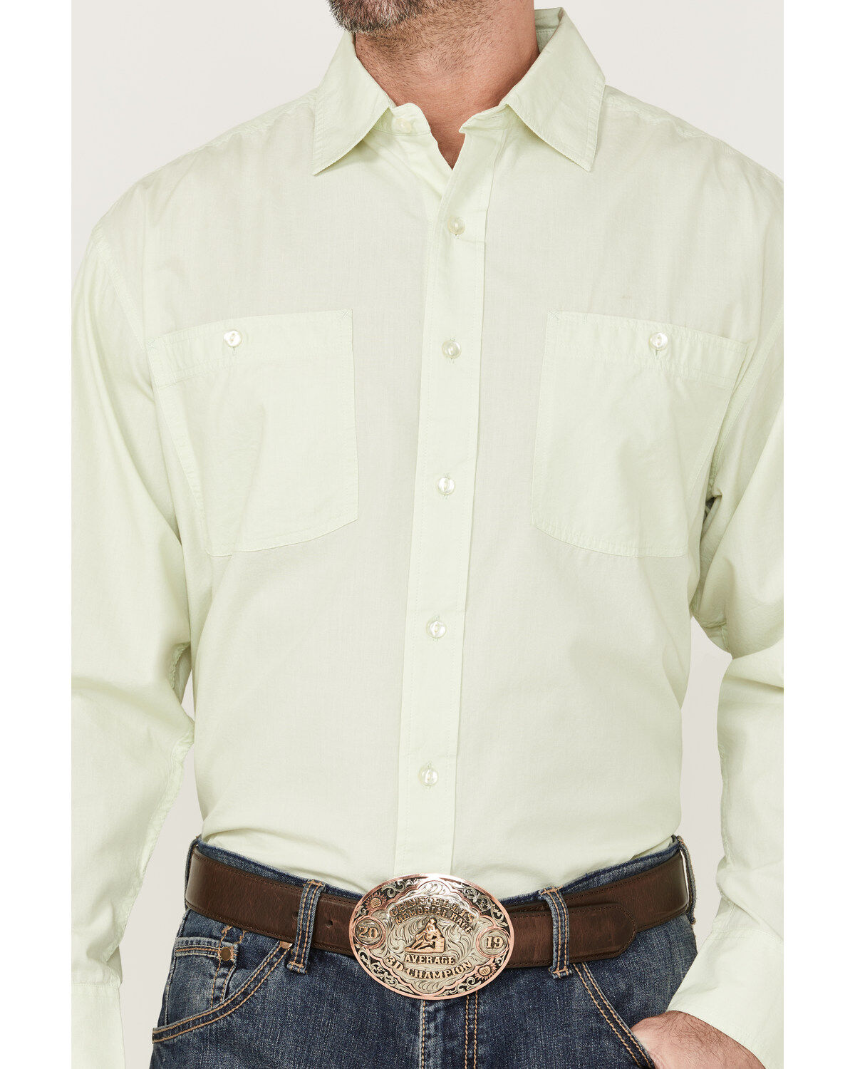 Resistol Men's Long Sleeve Button Down Western Shirt
