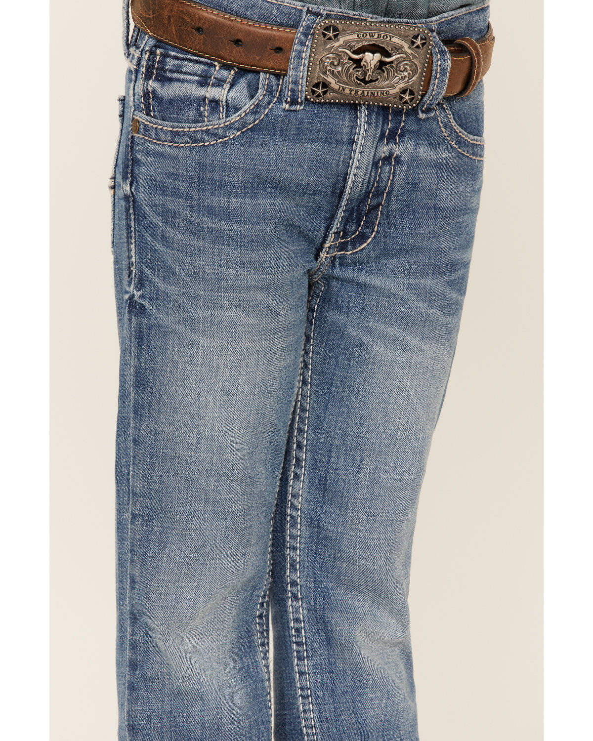 Cody James Boys' Jericho Medium Wash Stretch Slim Straight Jeans
