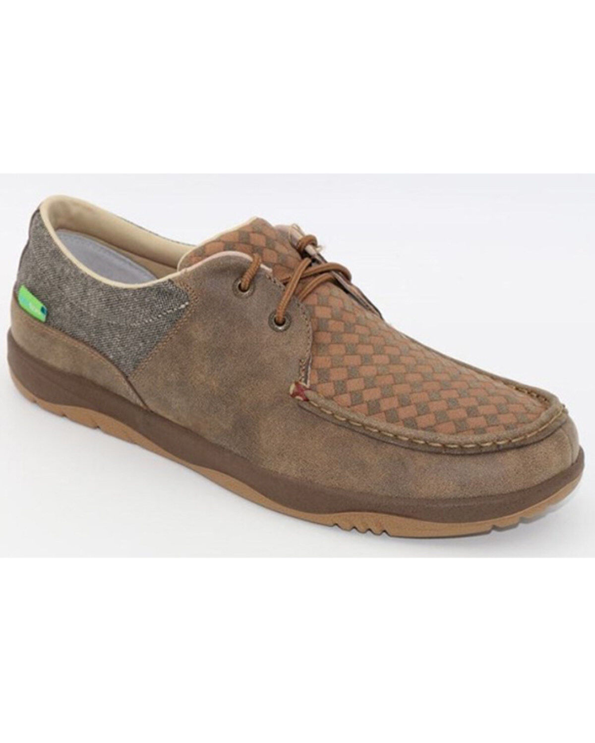 Twisted X Men's Boat Shoe Driving Moc Shoes - Moc Toe