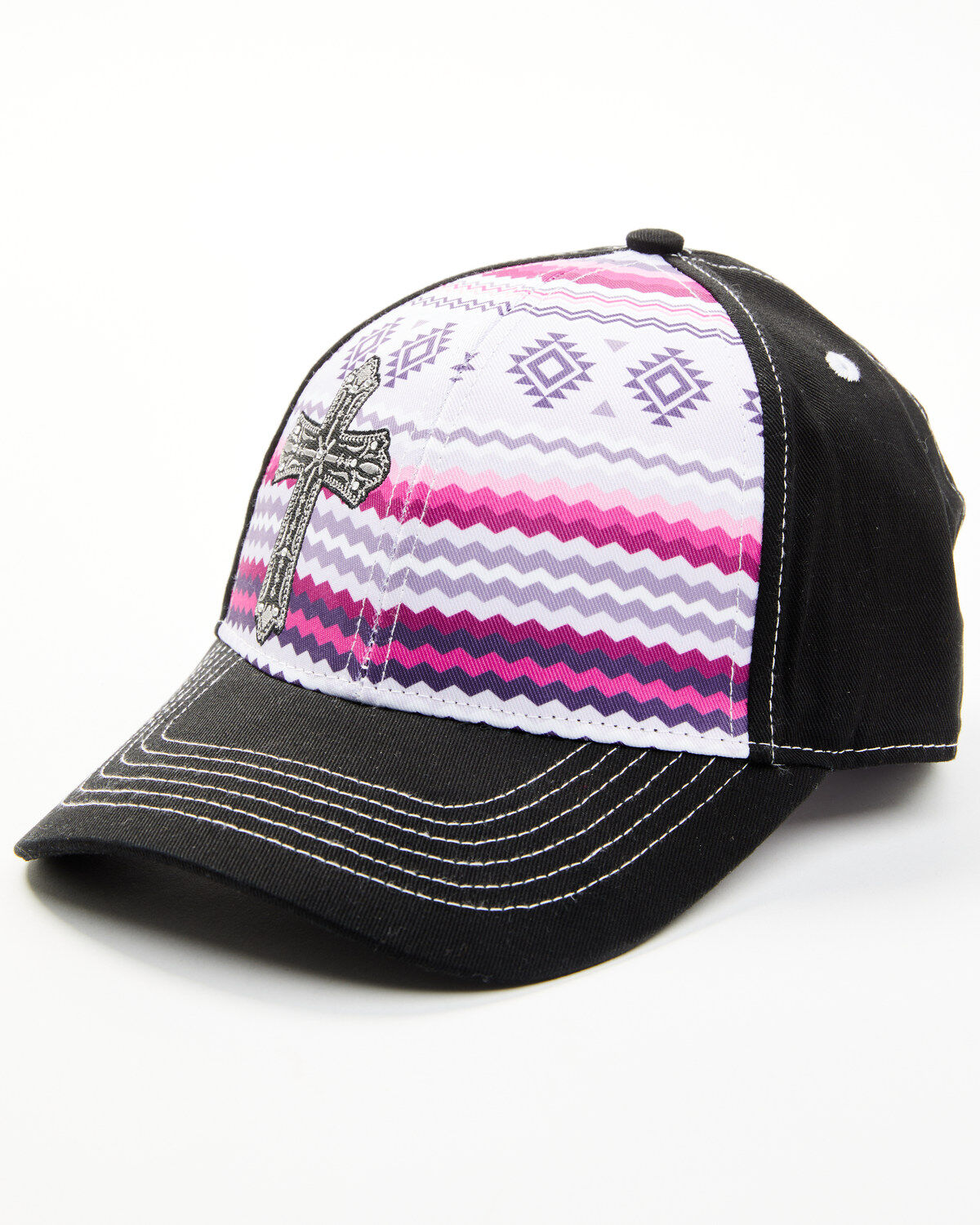 Cowgirl Hardware Women's Sequin Cross Ball Cap