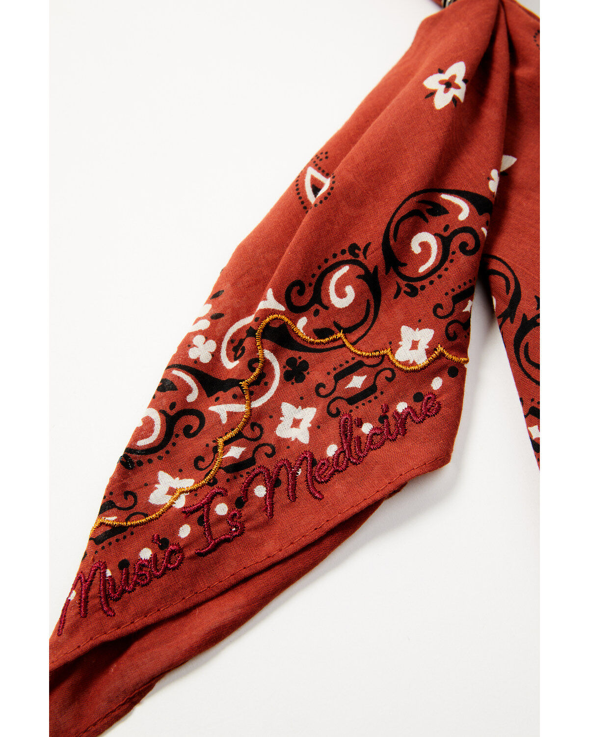 Idyllwind Women's Foxglove Brown Bandana Necklace