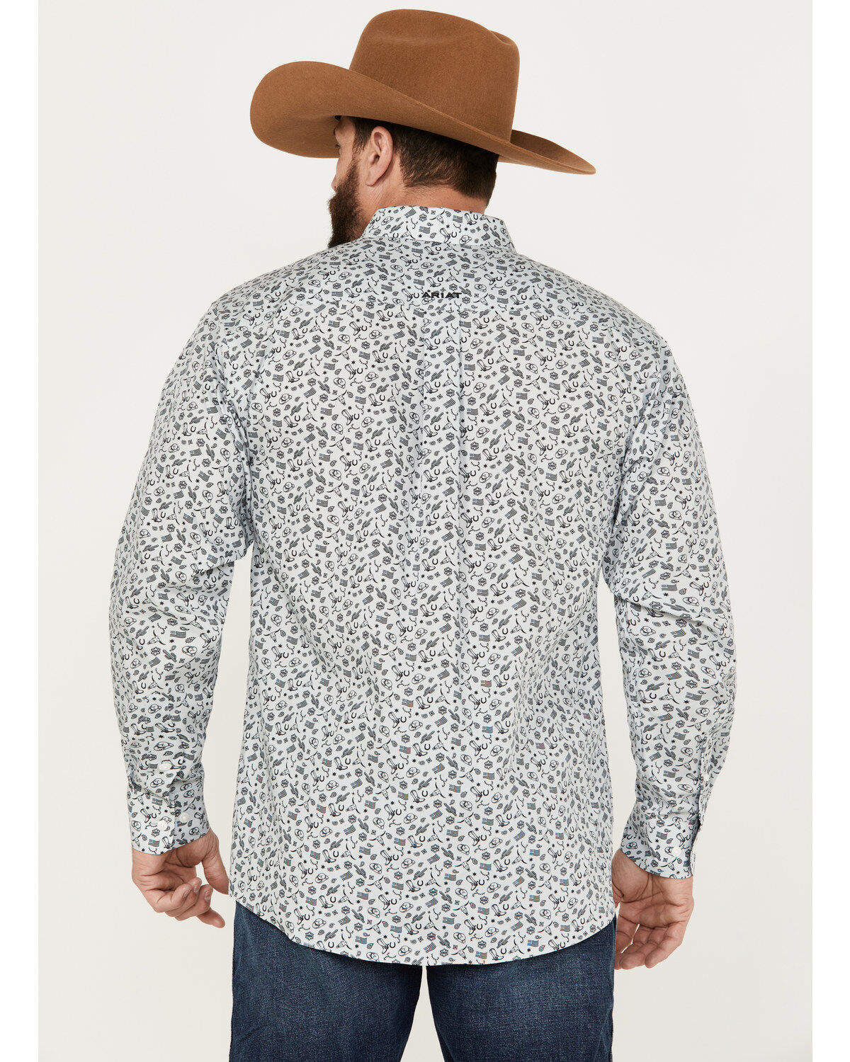 Ariat Men's Fortune Classic Fit Button Down Long Sleeve Western Shirt