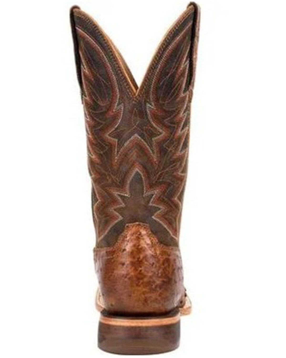 Durango Men's Wheat Brown Exotic Full-Quill Ostrich Western Boots - Square Toe