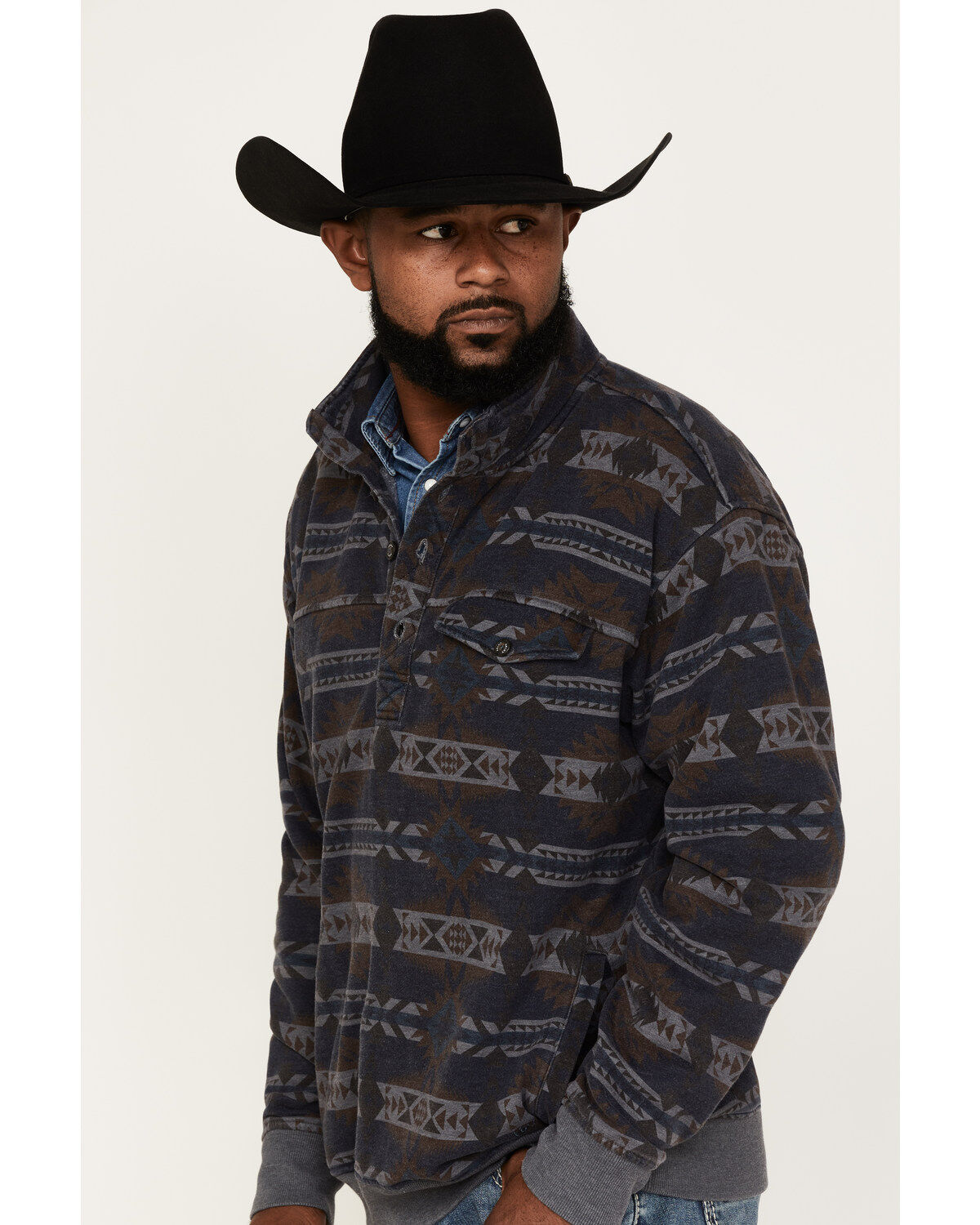 Ariat Men's Overdyed Southwesten Sweatshirt