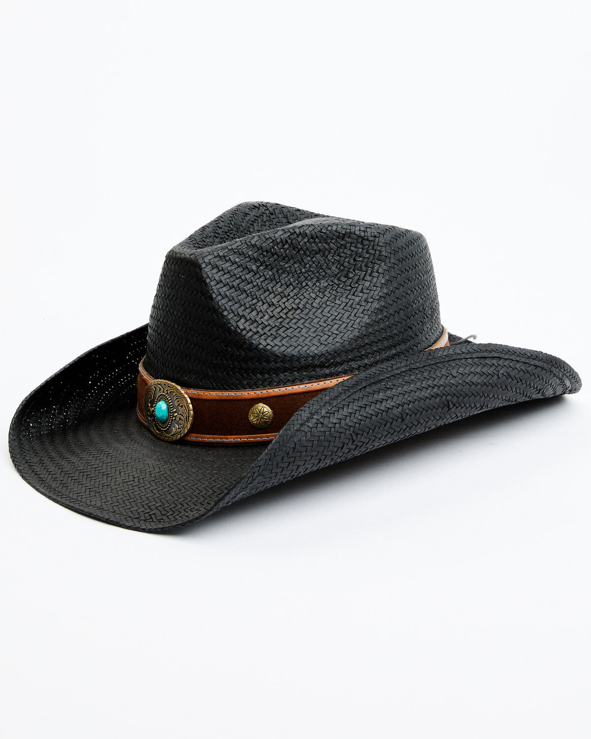 Shyanne Women's Sybil Concho Straw Cowboy Hat